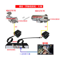 KBA127 mining flame-proof infrared camera W underground analog 800 wire optical transmitter optical fiber output with license