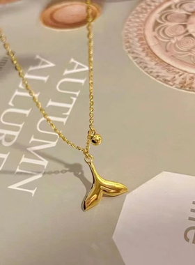 余生有你项链ins18k金女钛钢