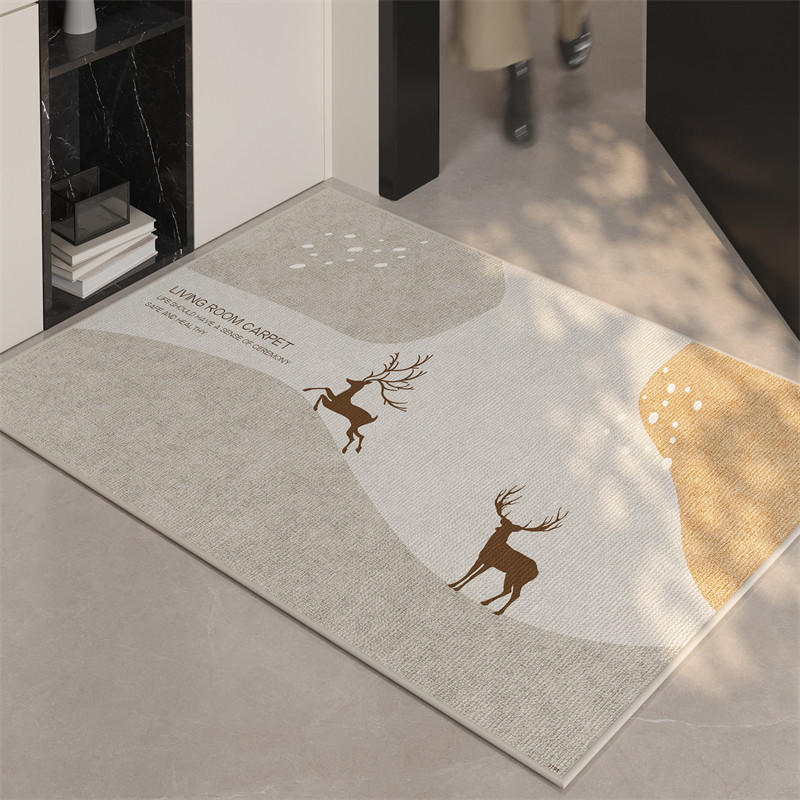 圈绒入户门口地垫进门地毯客厅玄关门垫蹭脚防滑家用脚垫子可裁剪,淘宝优惠券,粉丝福利购,淘宝优惠卷