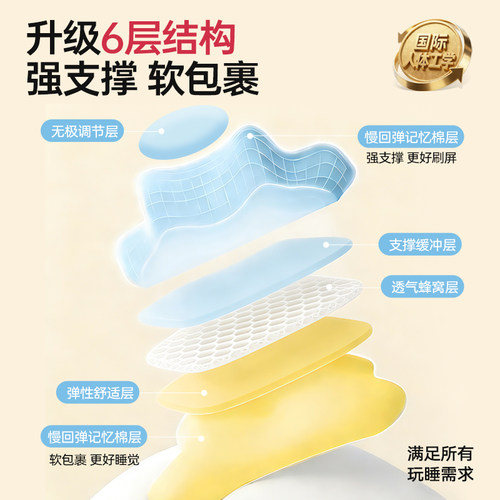 玩手机枕头玩睡枕床上床头靠垫躺靠枕专用神器靠背枕多功能趴睡枕 - 图1