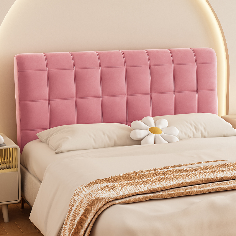 床头套罩新款全包通用网红软包欧式皮木靠背罩简约加厚防尘保护罩 - 图1