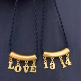 Аксессуары, изогнутая трубка, браслет, ожерелье, долговечная подвеска