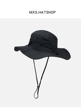 大檐防晒渔夫帽户外徒步登山帽