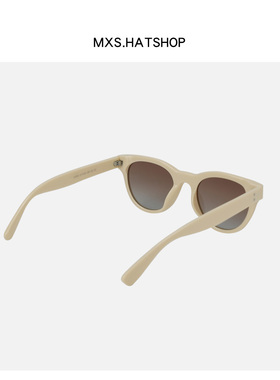 韩系复古米茶色偏光墨镜