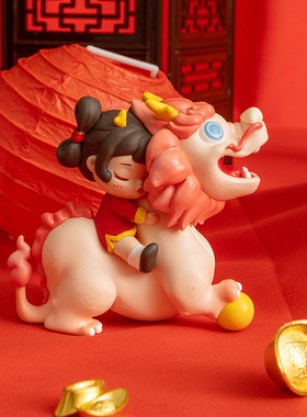 春节祝福桌面车载摆件艺术家原创