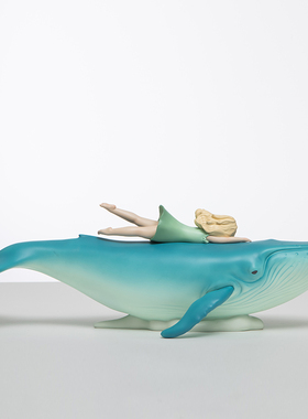 白夜童话贾晓欧艺术家鲸梦雕塑