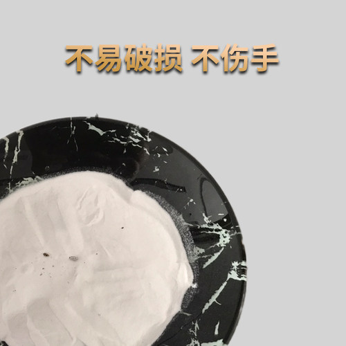 灭烟盘酒店大堂垃圾烟灰桶缸盆配套灭烟盆玻璃黑白根灭烟沙盘 - 图0