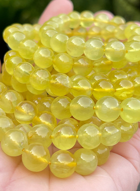 晶德珠宝  天然金葡萄石手链圆珠旅游纪念男女礼品厂家直销