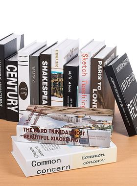 简约现代风餐厅摄影室英文仿真书