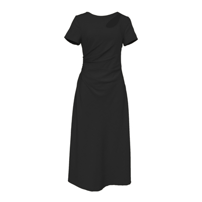 FT GUOGE黑色连衣裙女2022夏季新款法式收腰显瘦气质赫本风小黑裙