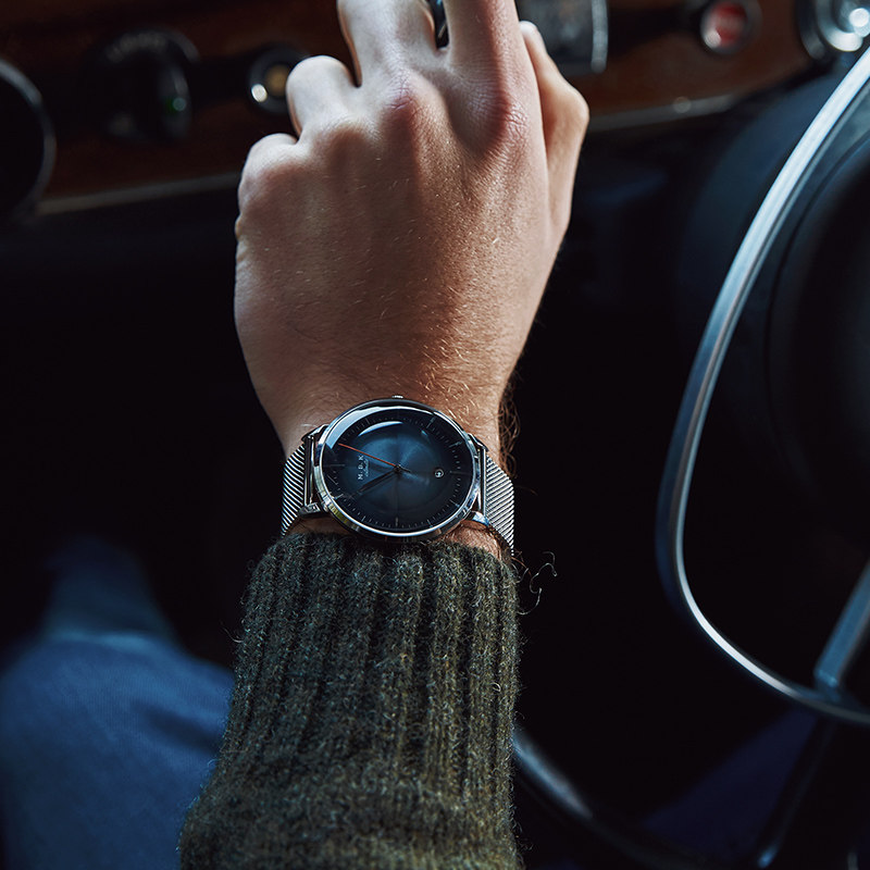 欧美进口mbk男士全自动防水机械表 burei国产腕表