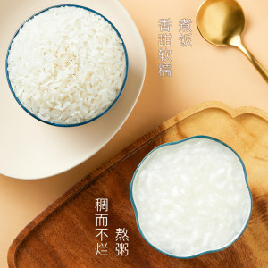 十月稻田辽河长粒香大米5kg东北粳米10斤一年一季真空装官方旗舰