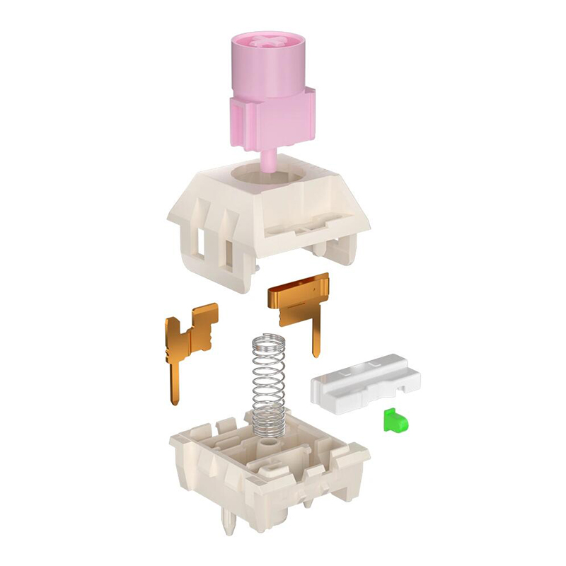 凯华Kailh box草莓冰淇淋pro客制化cream37g触发线性机械键盘轴体 - 图2