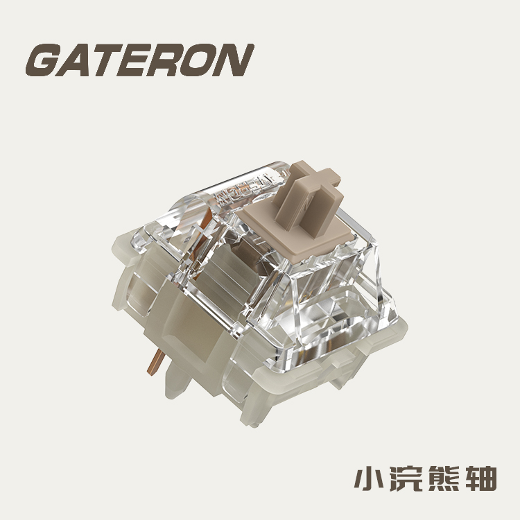 佳达隆GATERON 小浣熊baby racoon 线性轴55g 开关轴体机械键盘 - 图1