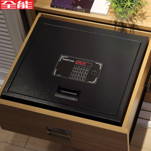 全能工厂直营知名品牌酒店合作定制款式抽屉上翻隐藏密码保管箱 - 图1