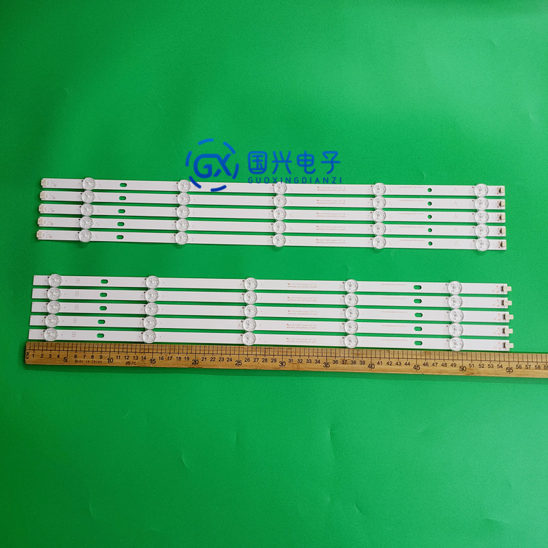 适用小米L55M5-AZ灯条MI55T20LB_10X5_MCPCB_B_V3定制灯条10灯5条-图2