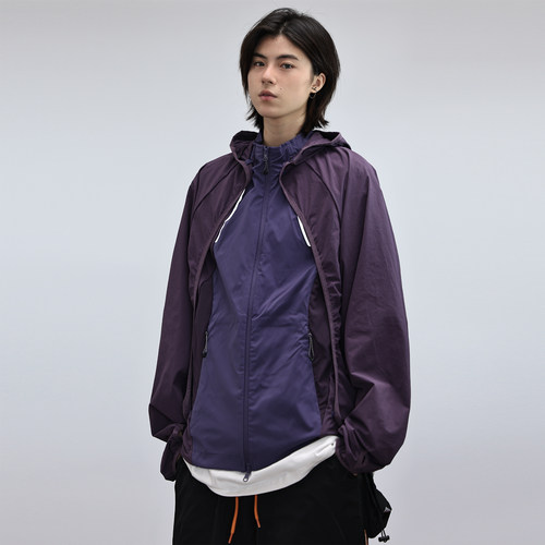 Nobodyknows户外可拆卸多功能轻量骑行服男女机能三合一软壳外套 - 图3