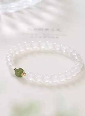 天然玛瑙手链礼物精致原创