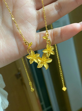 三生三世幸福花百搭款仿真项链