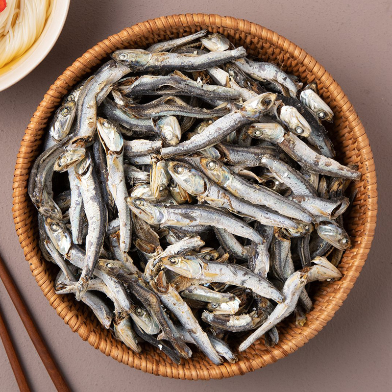 韩国原装进口干鳀鱼干大鳀鱼高汤用干大鳀鱼干海鱼150g - 图0