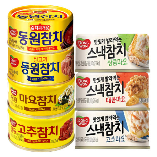 韩国进口东远金枪鱼罐头油浸吞拿鱼海鲜罐头食品寿司饭团沙拉食材 - 图3