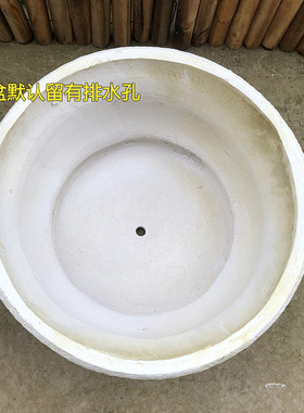 石粉欧式复古风格圆底花盆