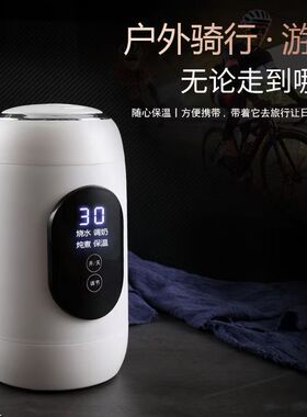 欧慕希可调温便携电热烧水杯