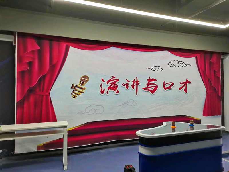 定制logo摄影背景布校园天气舞台会议演播室抖音直播间专业拍照布 月都巷