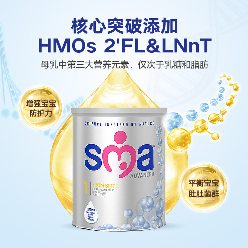 婴幼儿英国sma惠氏铂金版配方奶粉 皇家邮政海外婴幼儿牛奶粉