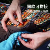 Зимний складной удерживающий тепло спальный мешок, дорожная палатка для кемпинга, портативное одеяло, увеличенная толщина