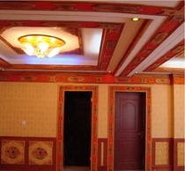 Tibetan furniture upholstery Concealed Furnishing Carved floral materials Eight Treasure Pendant Decorative items can be matched with lines