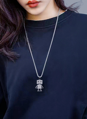 钛钢项链男女潮ins嘻哈小众设计