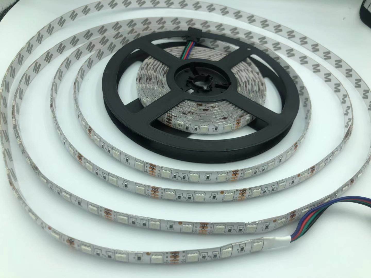 低压12V灯带七彩5050贴片led爆闪变色套管防水RGB闪动灯条渐变24V,淘宝优惠券,粉丝福利购,淘宝优惠卷