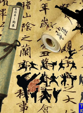 奇拳怪招图谱装饰挂画下单有礼