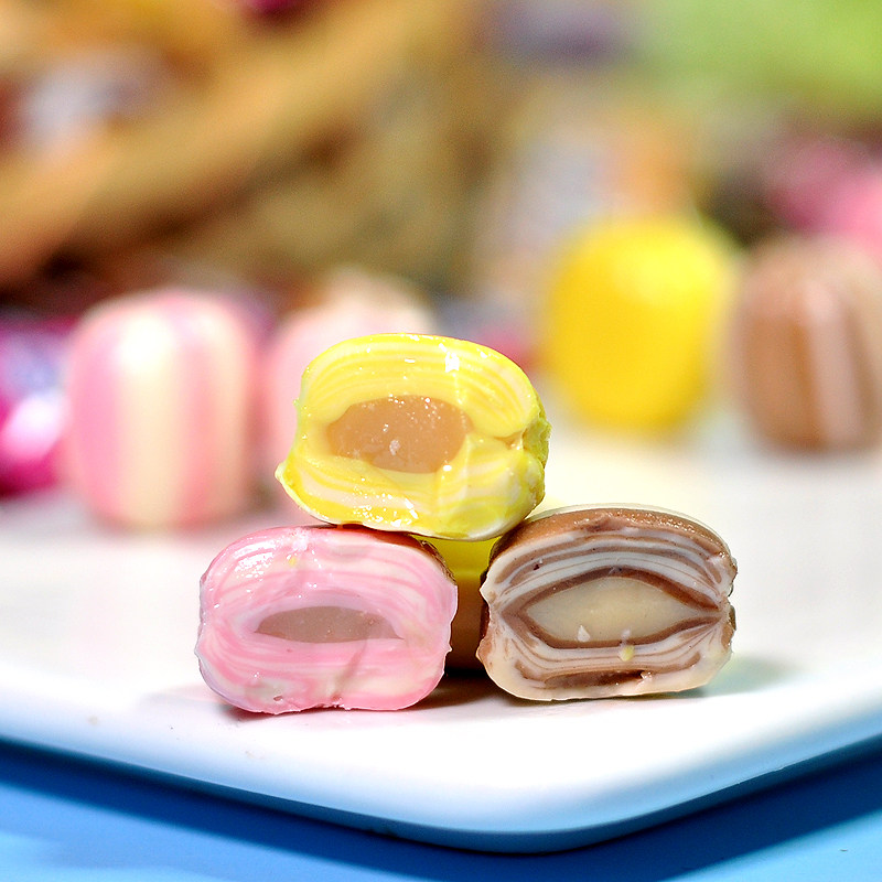 进口土耳其原装水果味什锦混合夹心果味牛奶糖喜糖婚庆年货零食品,淘宝优惠券,粉丝福利购,淘宝优惠卷