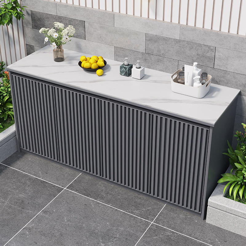 户外全铝合金储物柜室外防水防晒庭院操作台多功能收纳杂物柜鞋柜,淘宝优惠券,粉丝福利购,淘宝优惠卷