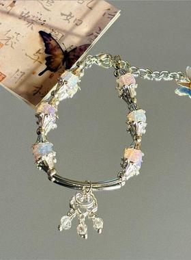 超值九条装琉璃手链女气质百搭小众设计夏季冰凉学生饰品生日礼物