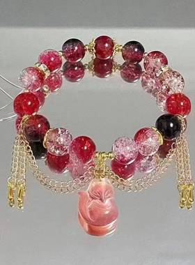 爆款双生CP手串衍生周边二次元动漫同款手链送朋友闺蜜首饰手串