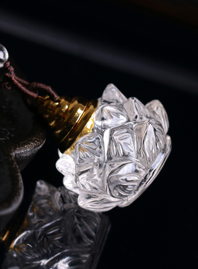 可打开嘎乌盒天然白水晶女