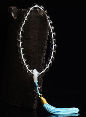 男女天然白水晶原创纯净体手持