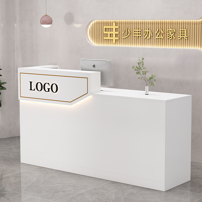 网红潮店吧台收银台店铺小型服装店奶茶店饭店柜台公司前台接待台 - 图2