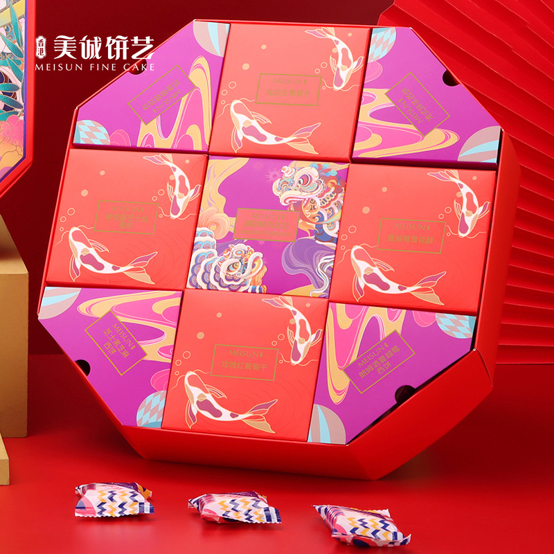 香港美诚礼礼盒装瑞狮·盛宴800g西饼糕点巧克力节日员工福利团购-图2