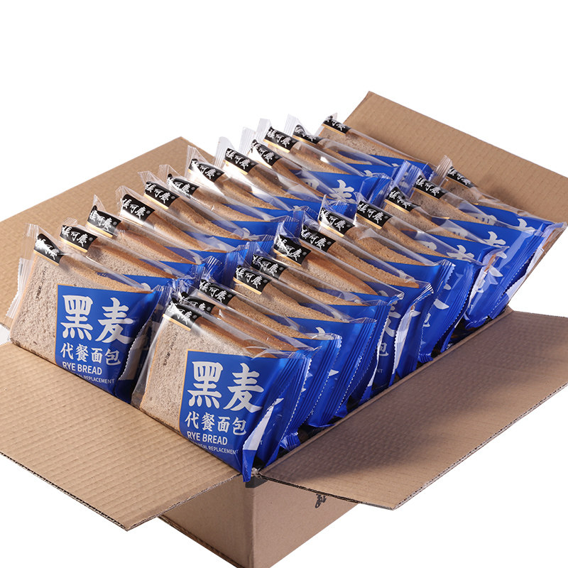 全麦面包早餐健身吐司整箱低0 张阿庆西式糕点