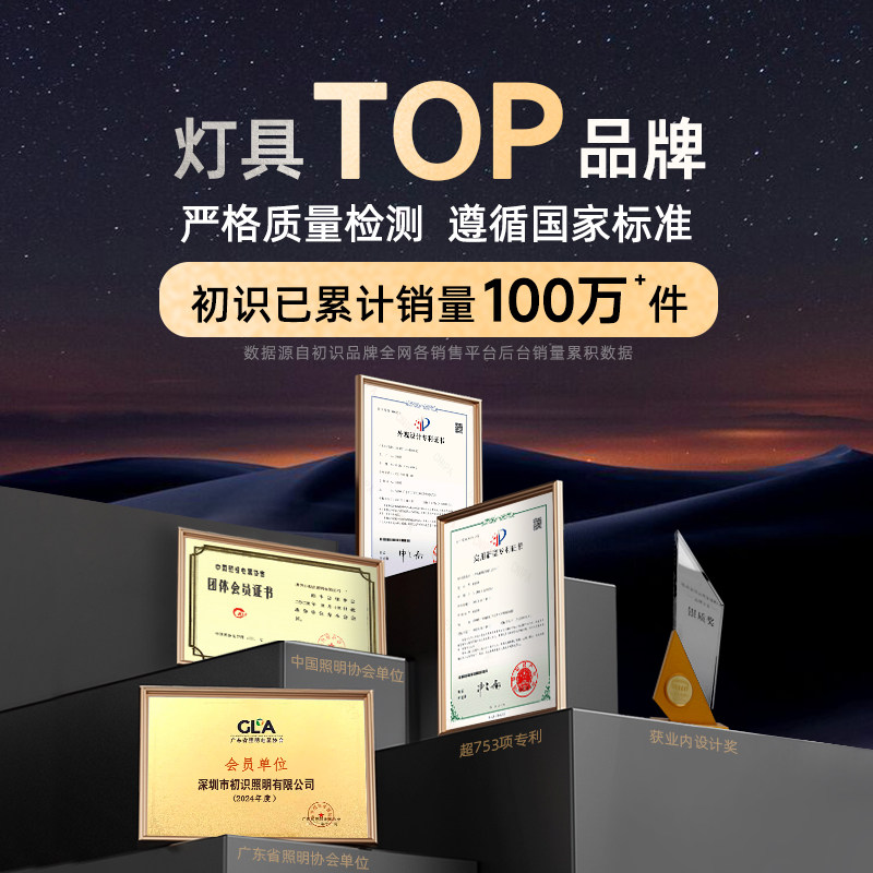 初识灯饰全光谱护眼风扇灯静音无频闪隐形客厅卧室餐厅家用吊灯,淘宝优惠券,粉丝福利购,淘宝优惠卷