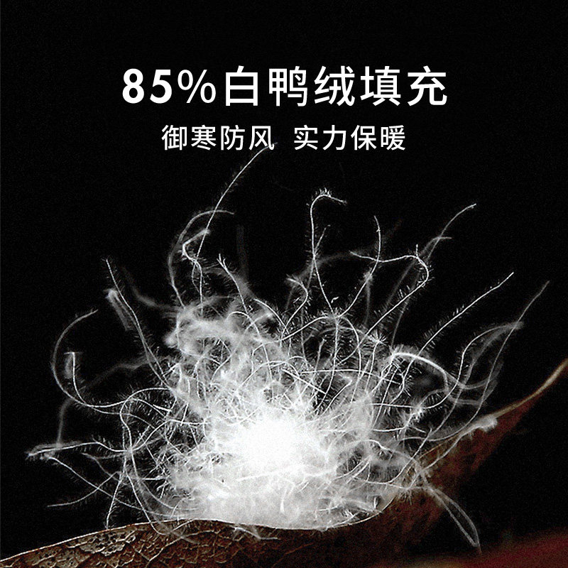 SATCHI沙驰男装男士羽绒服冬季新款高端商务中长款鸭绒外套男