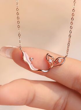 纯银项链女高级感轻奢锁骨链颈链