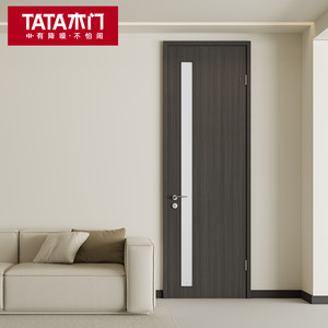TATA木门实木室内门卧室门房间门隐形门套装门折叠门隔断门Z001B