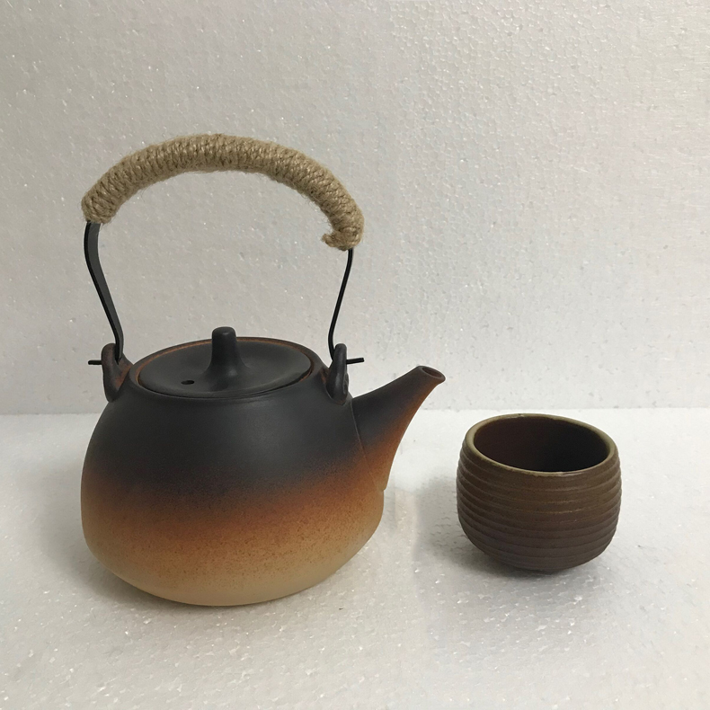 家用户外野外酒精灯陶瓷煮茶器煮酒炉烧水壶陶壶小温茶炉茶壶底座-图1