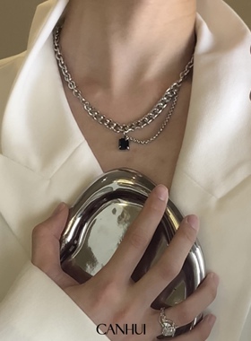 男女小众设计项链可调节长度