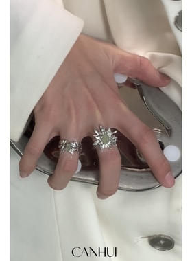 男女新中式戒指可调节大小百搭